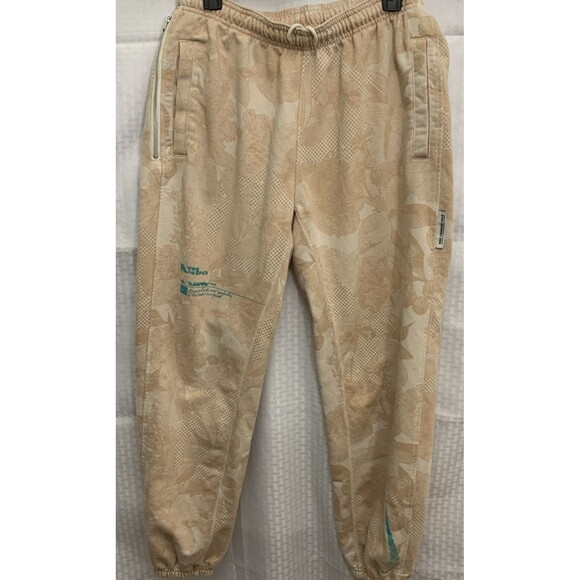 Nike Standard Issue Dri Fit Joggers Sweatpants Mens L Beige Green - Picture 3 of 11